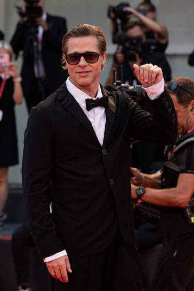 Brad Pitt, joueur, sur le Red Carpet du film "Blonde" lors de la 79ème édition du festival international du film de Venise, la Mostra le 8 septembre 2022.