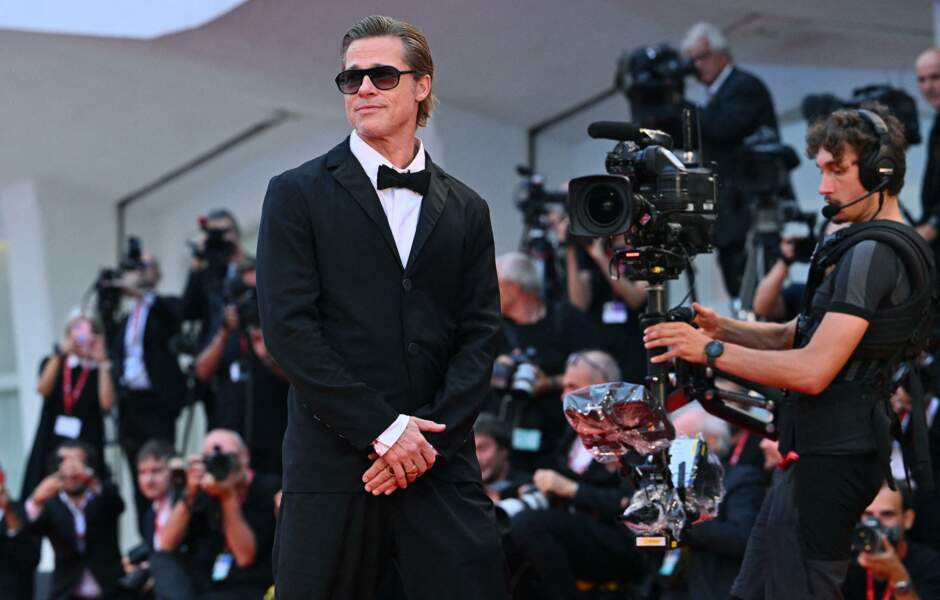 Brad Pitt sur le red Carpet du film "Blonde" lors de la 79ème édition du festival international du film de Venise, la Mostra le 8 septembre 2022.