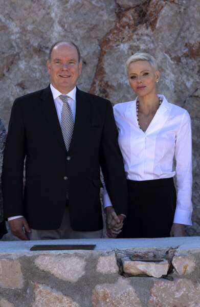 Albert et Charlene main dans la main pour une belle occasion à Monaco, ce 12 septembre 2022.