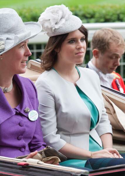 Les Princesses Eugenie et Beatrice d'York au "Royal Ascot" 2013 dans le comte du Berkshire, le 20 Juin 2013