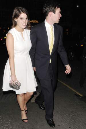 La princesse Eugenie d'York et son mari Jack Brooksbank à la soirée privée de Justin Timberlake au club Tonteria à Londres le 10 juin 2014
