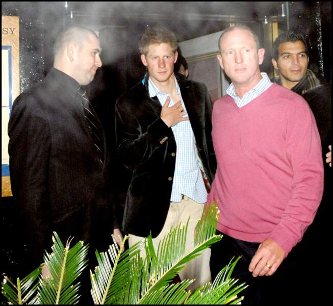 Le prince Harry à l'Embassy club de Londres en janvier 2007