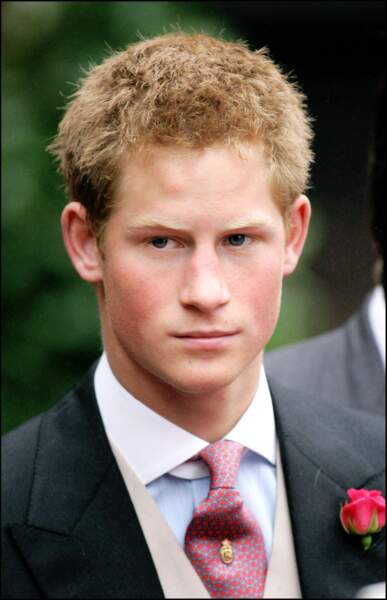 Le prince Harry, 20 ans, au mariage de Lady Tamara Grosveror et Edward Van Cutsem en 2004