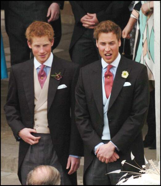 Les princes William et Harry , qui étaient déjà importants pour Camilla Parker Bowles, deviennent ses fils par alliance aux yeux du monde 