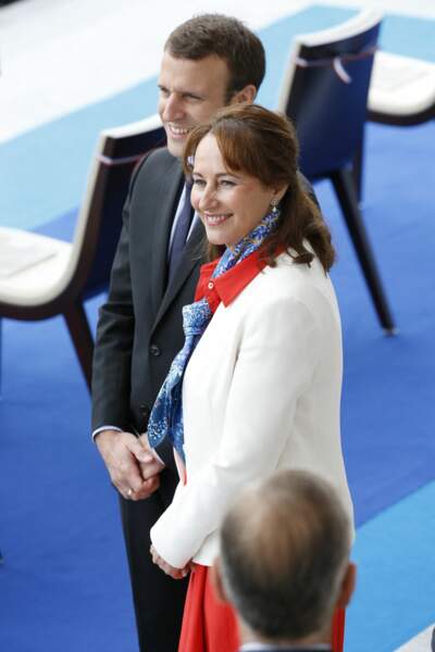 Ségolène Royal côtoie le futur président de la République Emmanuel Macron durant le mandat de François Hollande 