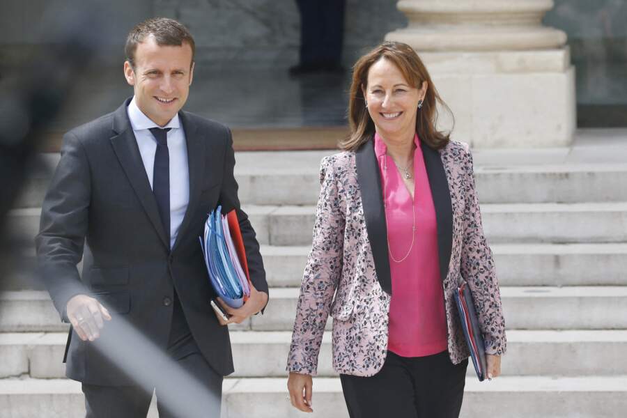 Ségolène Royale est nommée ministre de l'Environnement par François Hollande en 2014, elle rencontre alors Emmanuel Macron, ministre de l'Économie