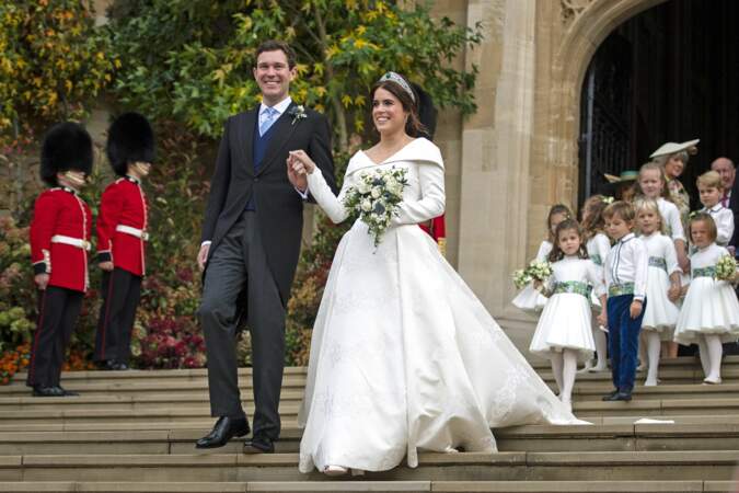 L'autre fille de Sarah Ferguson et du prince Andrew, Eugenie d'York, s'est mariée avec Jack Brooksbank. Ils ont donné naissance à un petit August né en février 2021.