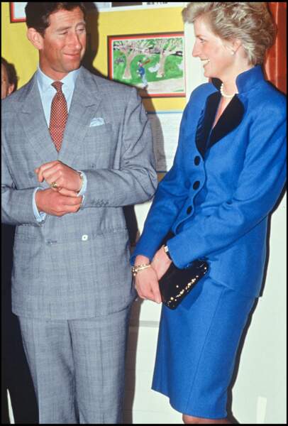 Le prince Charles et lady Diana en 1990