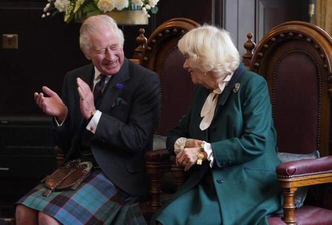 Charles III et la reine consort Camilla étaient de retour en Écosse, ce lundi 3 octobre