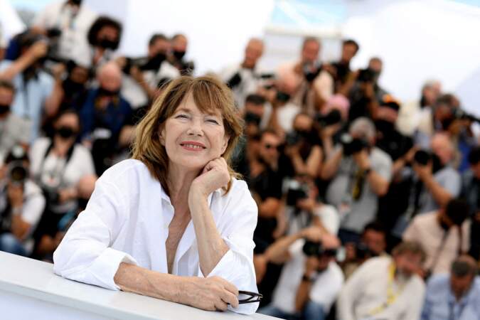 Jane Birkin  lors du 74ème festival international du film de Cannes, le 8 juillet 2021.