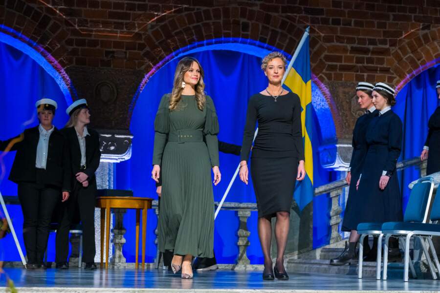 La princesse Sofia de Suède à l’hôtel de ville de Stockholm, le 20 octobre 2022