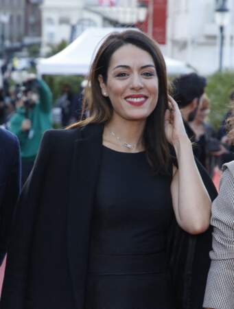 Sofia Essaïdi lors de l'ouverture du 33ème festival du Film Britannique à Dinard, au Maroc, le 29 septembre 2022