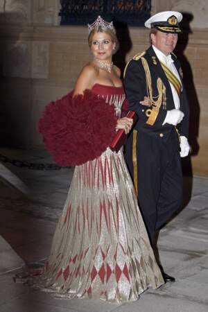 Maxima et Willem Alexander des Pays-Bas au mariage du prince Guillaume de Luxembourg, le 19 octobre 2012