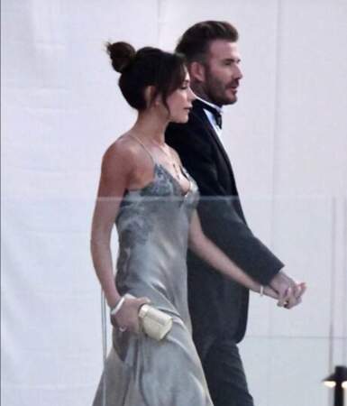 Victoria et David Beckham ultra glamour pour le mariage de leur fils Brooklyn avec Nicola Peltz le 9 avril 2022, en Floride