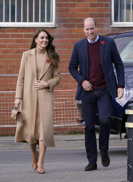 Kate Middleton et le Prince William sont élégants à souhait à Scarborough, le 3 novembre 2022. 