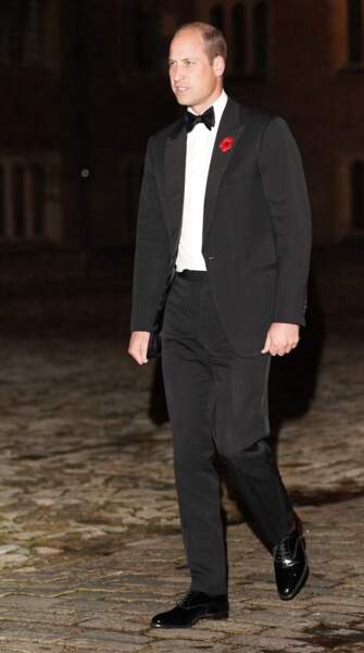 Le prince William au sommet de l'élégance lors de la soirée de la 10ème édition des Tusk Conservation Awards au Château de Hampton Court, le 1er novembre 2022