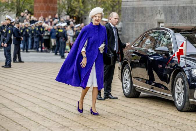 La princesse Benedikte, la soeur de la reine Margrethe II, était également présente pour les célébrations du jubilé à Copenhague, samedi 12 novembre
