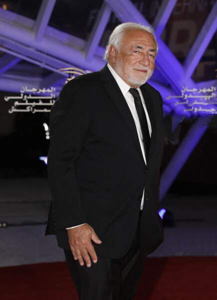 Dominique Strauss-Kahn est apparu le teint bronzé à la cérémonie d'ouverture du 19ème Festival International du Film de Marrakech, le 11 novembre 2022.