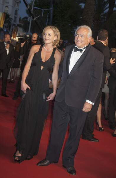 Dominique Strauss-Kahn et Myriam L'Aouffir n'étaient, là encore, pas passés inaperçus, sur le tapis rouge lors du 66ème festival du film de Cannes, le 25 mai 2013.