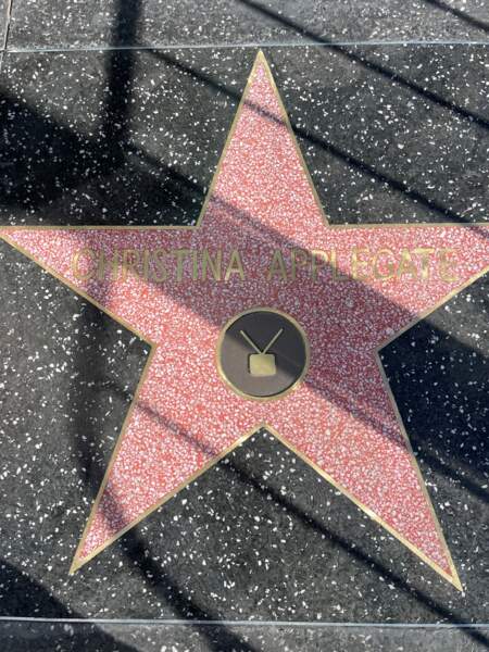 L'étoile de Christina Applegate sur le "Walk of Fame" à Hollywood