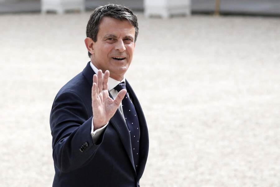 Manuel Valls au palais présidentiel de l'Élysée à Paris, le 7 mai 2022