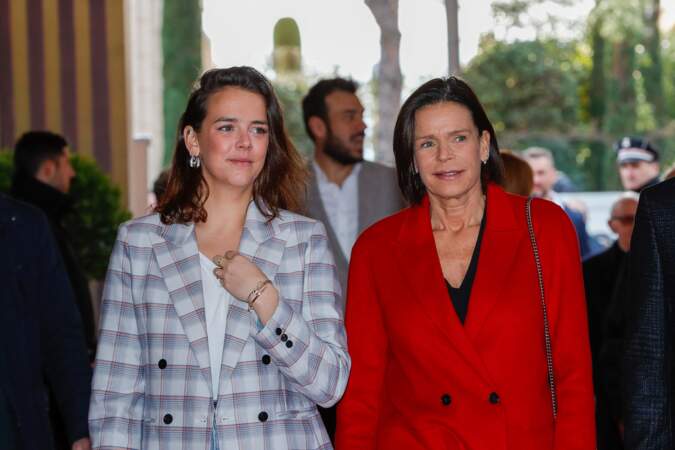 Stéphanie de Monaco et sa fille Pauline Ducruet lors du 44ème Festival International du Cirque de Monte-Carlo.