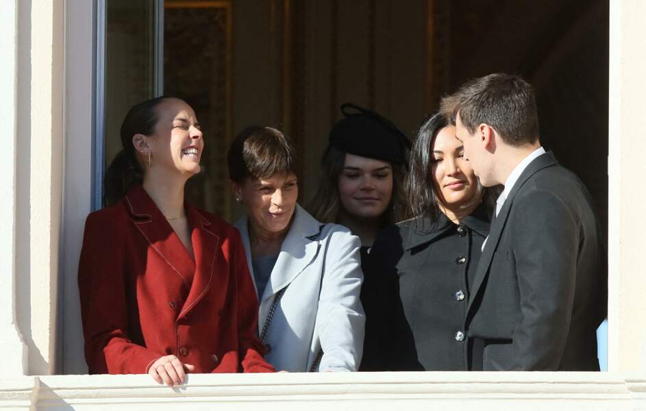 Stéphanie de Monaco et ses trois enfants : Pauline et Louis Ducruet, et Camille Gottlieb.