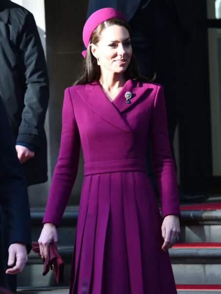 Kate Middleton est rayonnante pour réceptionner le président de l'Afrique du Sud à Londres, le 22 novembre 2022