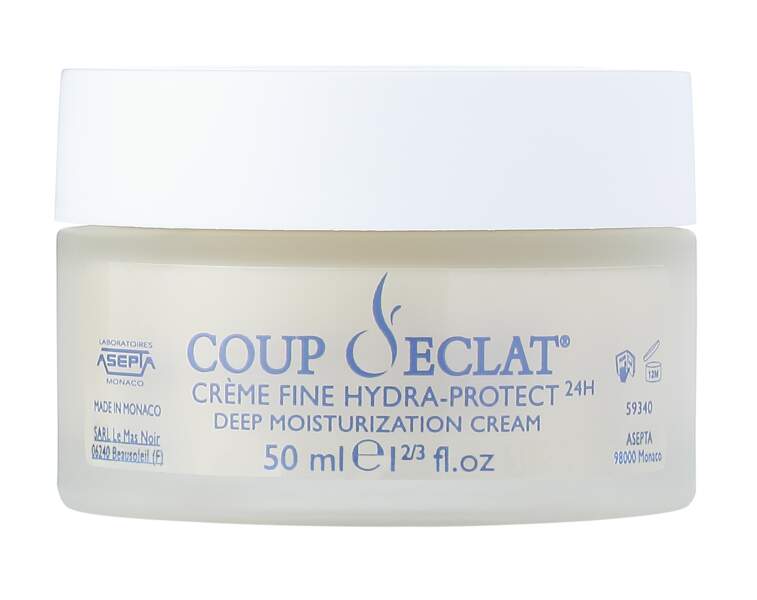 Crème Fine Hydra-Protect 24h, Coup d’Eclat, 19€30
