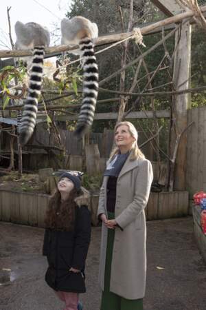 Sophie Rhys-Jones, comtesse de Wessex, visite le zoo de Londres, le 24 novembre 2022