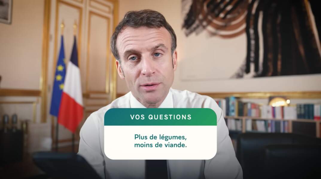 Emmanuel Macron a répondu aux questions des internautes sur l'écologie, le 27 novembre 2022