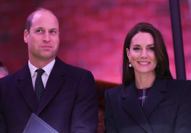 Le prince William et Kate Middleton sont côte à côte à la remise du prix "Earthshot Prize Awards" à Boston, le 30 novembre 2022