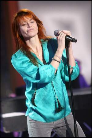 Axelle Red, marraine du Téléthon en 2002