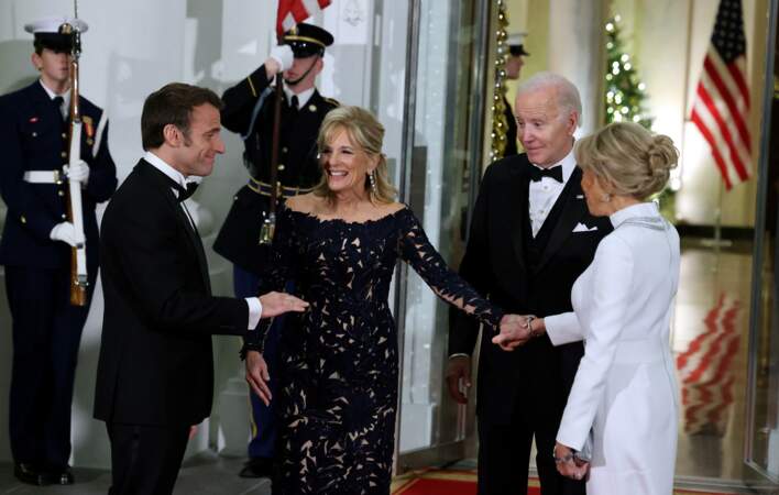Brigitte Macron et Jill Biden inséparables au dîner d'état à la Maison Blanche 