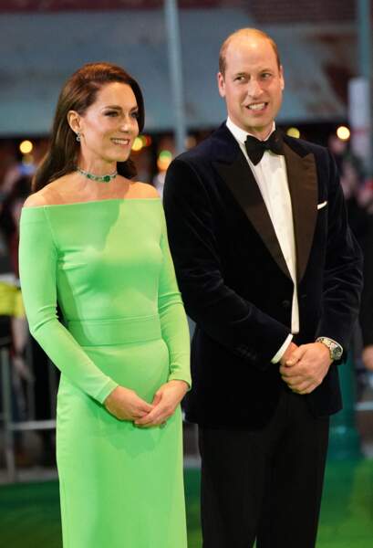 Le prince William, prince de Galles, et Catherine (Kate) Middleton, princesse de Galles, assistent à la 2ème cérémonie "Earthshot Prize Awards" à Boston, le 2 décembre 2022.