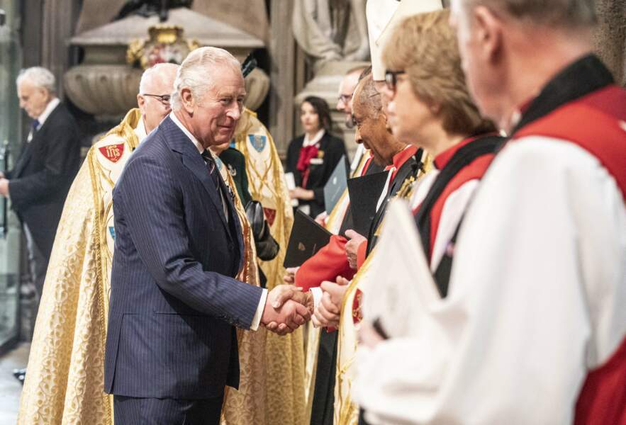 Service d'action de grâce en hommage au prince Philip, duc d'Edimbourg, à l'abbaye de Westminster à Londres