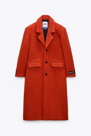 Manteau oversize en laine, Aderror x Zara, 179€.
