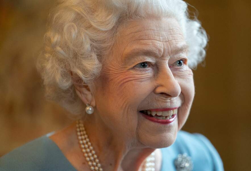 La reine Elisabeth II à Sandringham House.