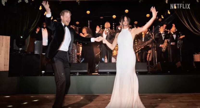 Meghan Markle est élégante avec sa robe de mariée Stella McCartney dans le documentaire Netflix "Harry & Meghan"