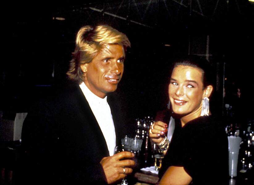 La princesse Stéphanie de Monaco et Mario Oliver Jutard, dans les années 1980.