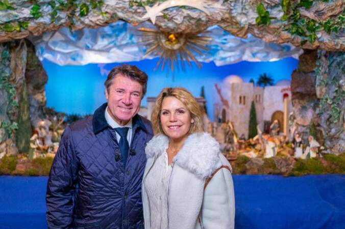 Le maire de Nice Christian Estrosi a souhaité un joyeux Noël sur Instagram avec sa femme