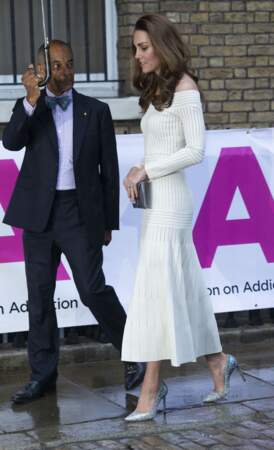 Kate Middleton en escarpins Jimmy Choo au gala "Action on Addiction" à Londres le 12 juin 2019