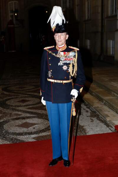 Le prince Joachim de Danemark a porté un ensemble traditionnel à la soirée du Nouvel An au palais Amalienborg à Copenhague, le 1er janvier 2023