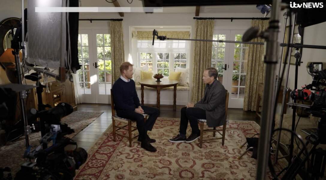 Le prince Harry fait une interview choc à la CBS, le 8 janvier 2023
