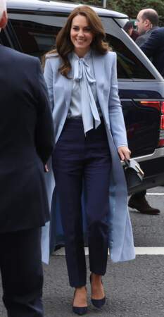 Kate Middleton en visite à Belfast, en Irlande du nord, le 6 octobre 2022.