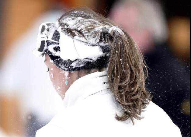 la chevelure de Kate Middleton mise à rude épreuve au ski