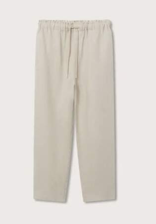 Pantalon 100% lin, MANGO, 22.99€ (au lieu de 39.99€)