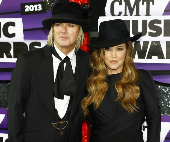 Lisa Marie Presley et Michael Lockwood à Nashville dans le Tennessee, en 2013.