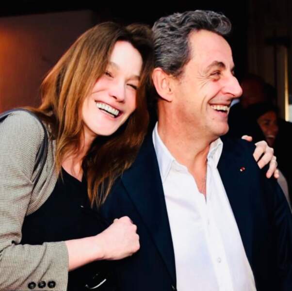 Carla Bruni partage un tendre cliché pour les 68 ans de Nicolas Sarkozy, le 28 janvier 2023