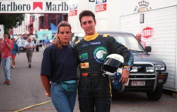 La princesse et son futur époux, Daniel Ducruet en 1995